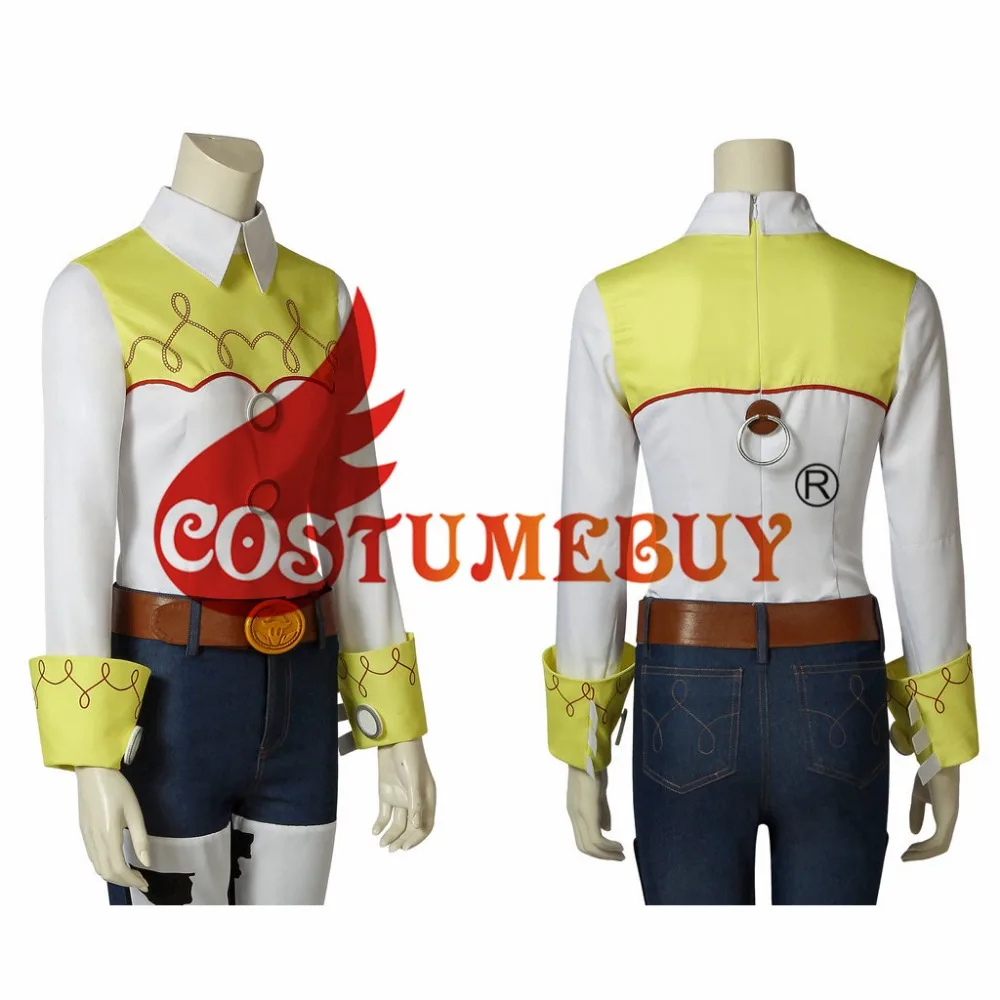 Costumebuy с героями из мультфильмов; Джесси из истории игрушек Косплэй Верхний костюм для девочек Футболка с рисунком Для женщин нарядное осенняя одежда с длинным рукавом рубашка Любой Размер L920