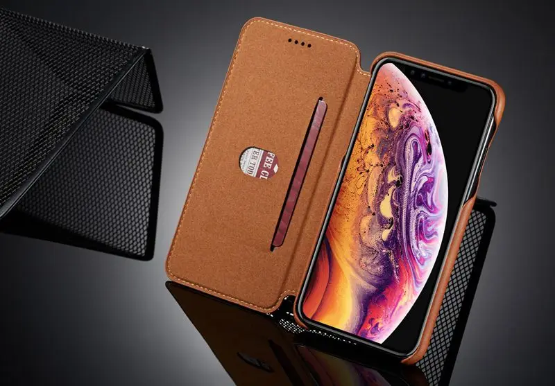 HG кожаный чехол для Iphone XR чехол для телефона протектор Магнитный чехол Hoesje Coque для Iphone XR раскладной чехол