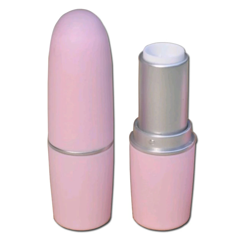 12 1 мм 100 шт./лот пустая форма в форме пули губная помада трубка матовый розовый