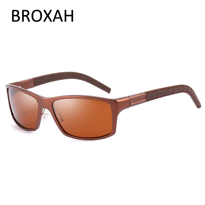 

Retro Polarized Sunglasses Men High Quality Aluminium Magnesium Frame Driving Glasses Square Okulary