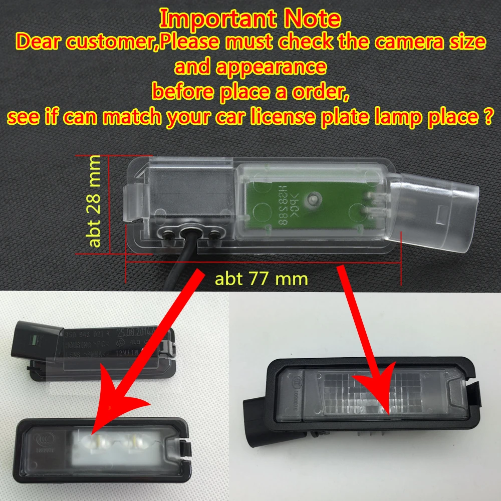 8LED Автомобильная камера заднего вида резервный парковочный монитор