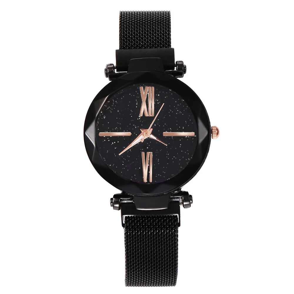 Ретро часы для отдыха кварцевые женские из нержавеющей стали ремешок сетка