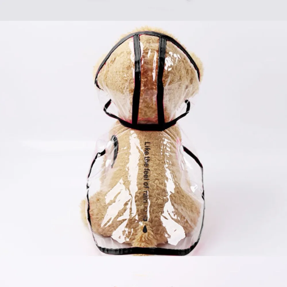 Прозрачный непродуваемый водонепроницаемый дождевик для собак|Пальто и куртки