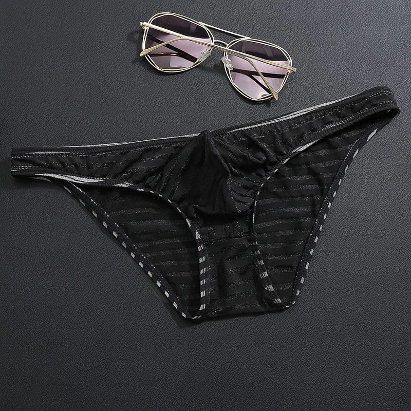 Новинка 2019 сексуальное прозрачное летнее бикини мужские плавки шелковое нижнее