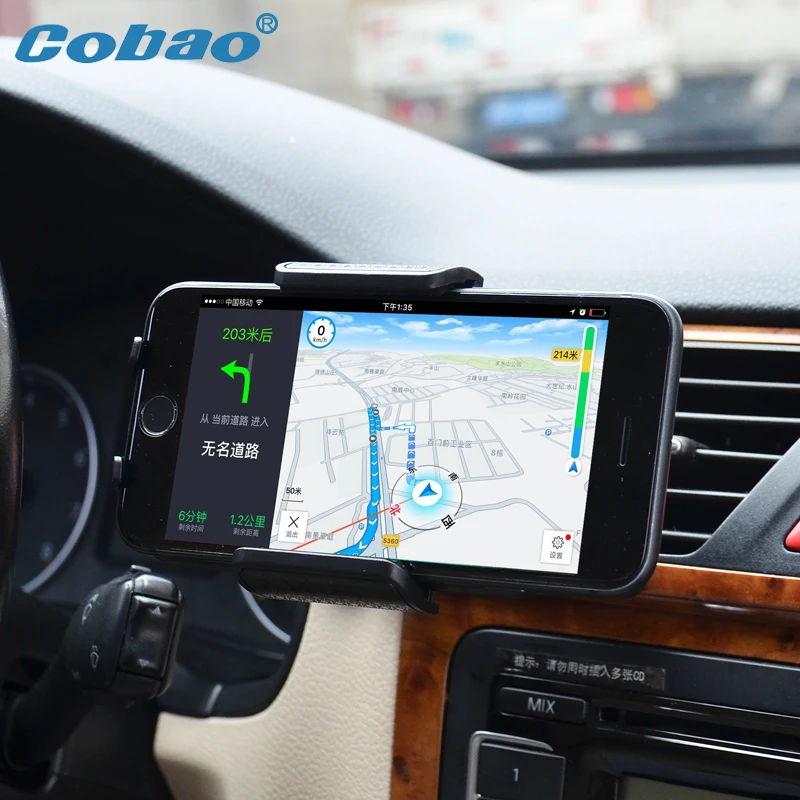 Автомобильный держатель Cobao для смартфона с вентиляционным отверстием