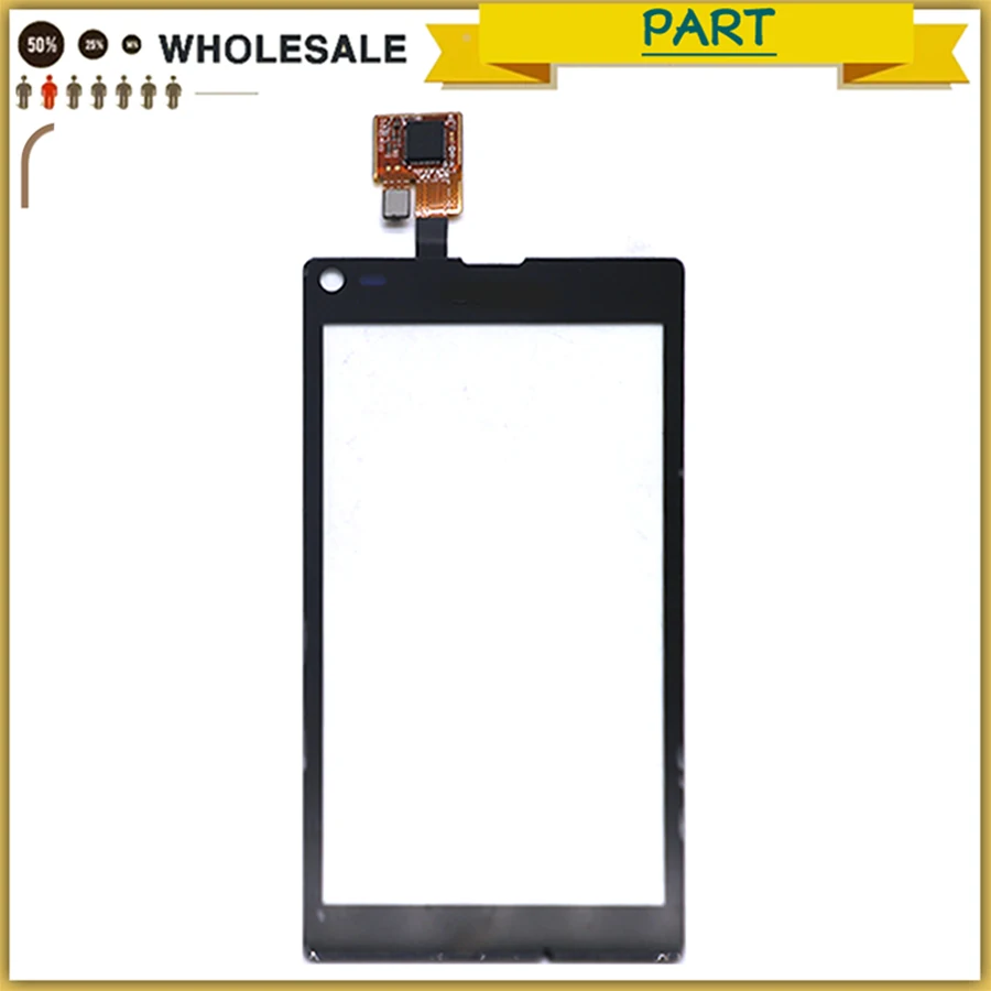 Новый сенсорный экран S36 для sony Xperia L S36H C2105 C2104 Сенсорная панель дигитайзер Датчик