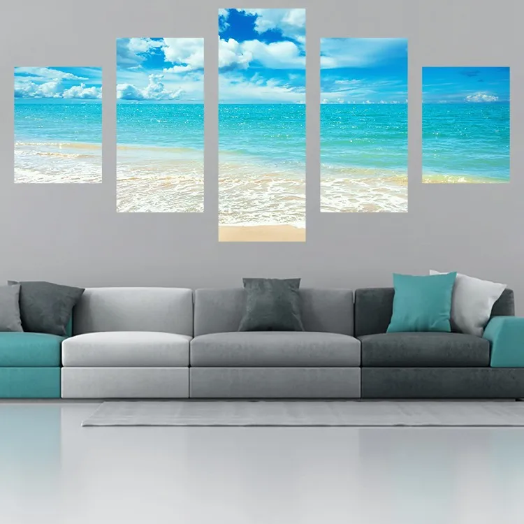 5 шт. постеры с изображением пальмы и Морского Пейзажа|palm tree beach|beach pictures5 pieces |