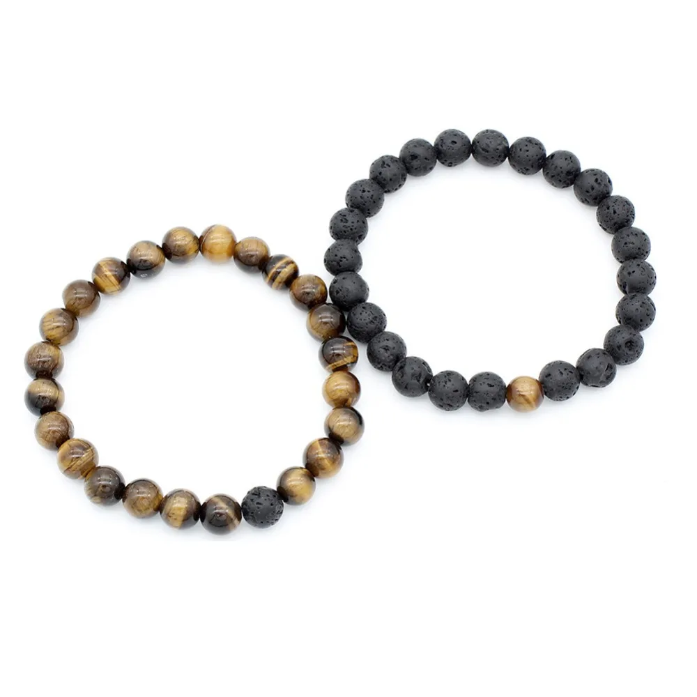 2 шт./компл. 8 мм Классический вулканический камень пара ручной Натуральный