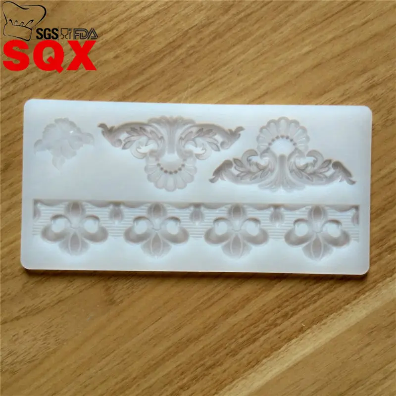 Инструменты для выпечки кружевной цветок пресс-форма мастики украшение торта