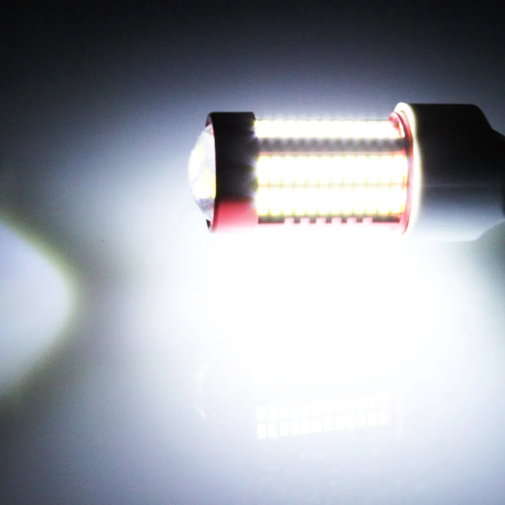 

2Pcs/Lot White 7443 T20 Led Bulbs 4014 106-SMD LED Lights Bulbs for Car Backup Reverse Turn Signal Lights Replacement