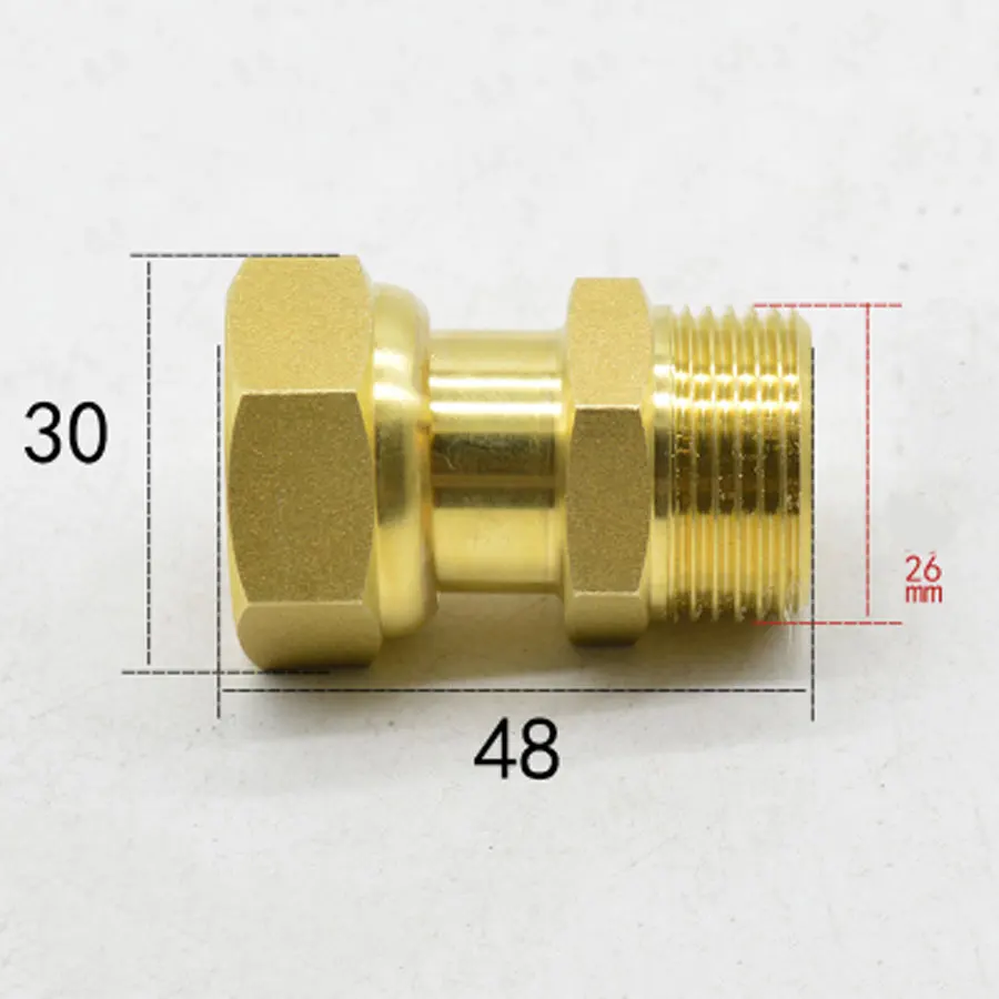 

3/4" BSP Female To Male Brass Union Pipe Fitting Water Gas Oil For Water Meter