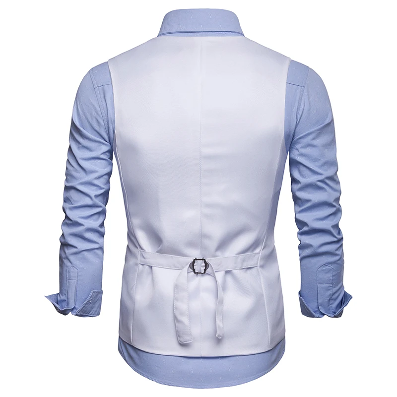Covrlge New Arrival Dress Vests for Mens Suit Vest Male Waistcoat Gilet Homme Casual Sleeveless Formal Business Jacket MWX038 | Мужская