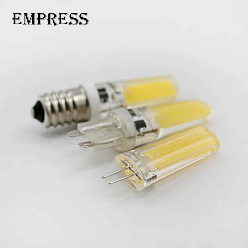 Светодиодный G4 G9 E14 Лампа AC 220 V 6 Вт 9 Светодиоды SMD COB светодиодные лампы для дома
