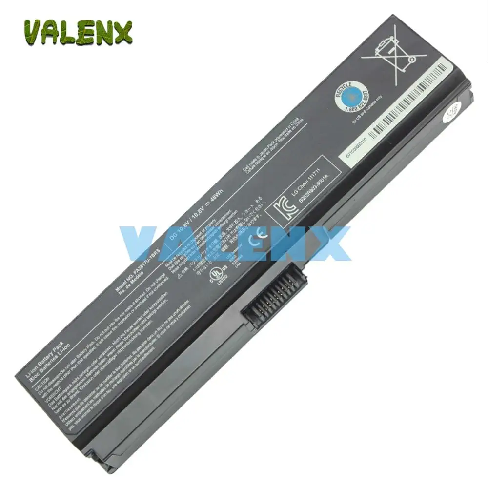 

Laptop Battery For TOSHIBA Satellite PA3817U-1BRS L600 L635 L645 L650 L655 L670 L700 L730 L735 L740 L745 L750 L755 A600 C600