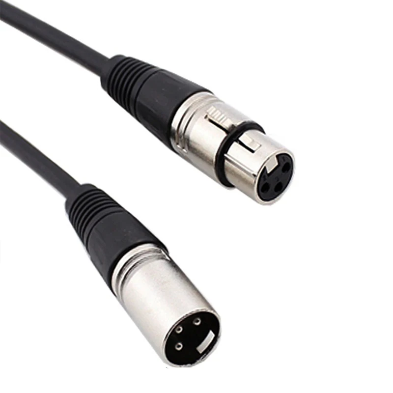 Удлинительный кабель XLR 2 м 3 5 контакта штекер гнездо микрофон экранированный