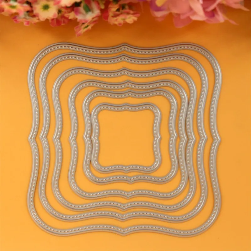 YINISE металлические режущие штампы для скрапбукинга трафареты тиснения рамки DIY