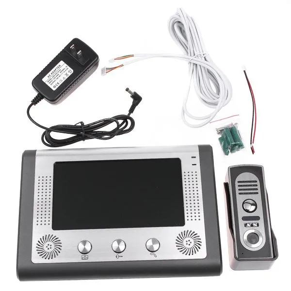 Проводной видеодомофон SY801M11 с ЖК дисплеем 7 дюймов|doorbell intercom|doorphone cameravideo interphone |