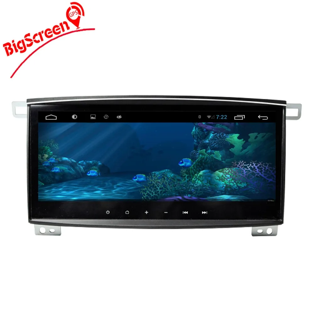BigScreen 10 2 &quotIPS Гб RAM четырехъядерный автомобильный dvd плеер Android 6 0 для Toyota Land Cruiser 100