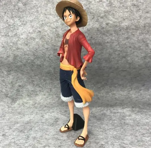 Аниме цельная соломенная шляпа Обезьяна D Luffy экшн-фигурки ПВХ Коллекционная