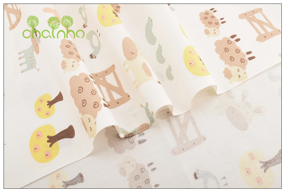 Chainho, серия мультфильмов, печатная саржевая хлопковая ткань, для поделок шитья ребенка и ребенка простыня, подушка, подушка материал, пол метра