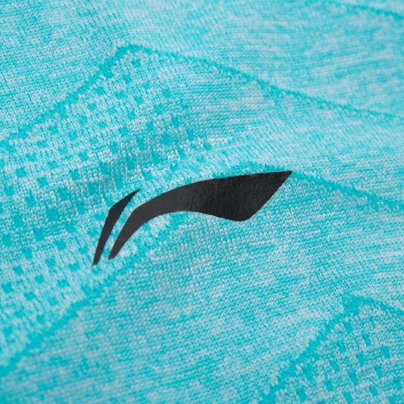 Женская футболка Li Ning из моно пряжи для бадминтона дышащая фитнеса и