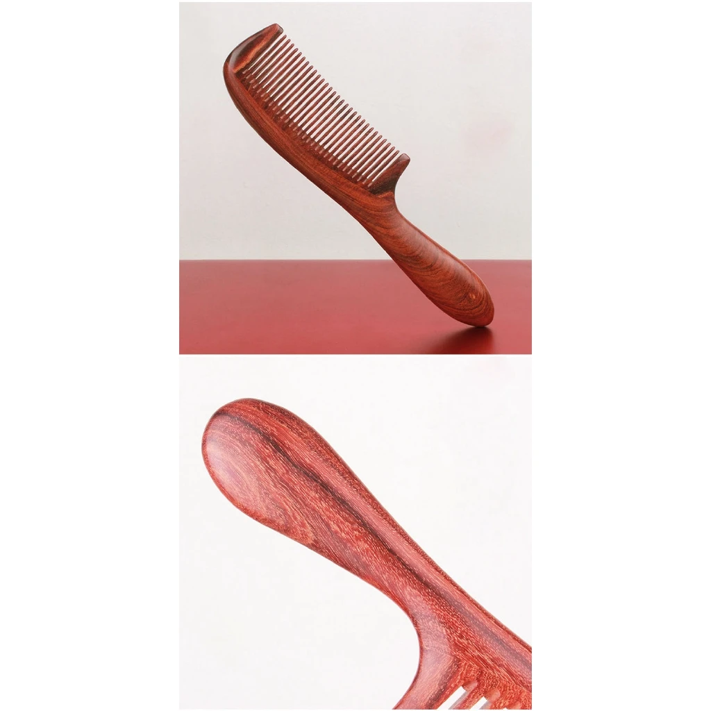 Подлинная африканская листовка красного сандалового дерева гребень бутик