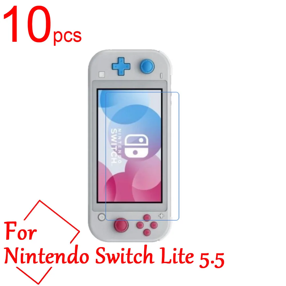 

10pcs Ultra Clear glossy/Matte/Nano anti-Explosion LCD Screen Protectors Cover For nintend switch Lite 5.5" Protective Film