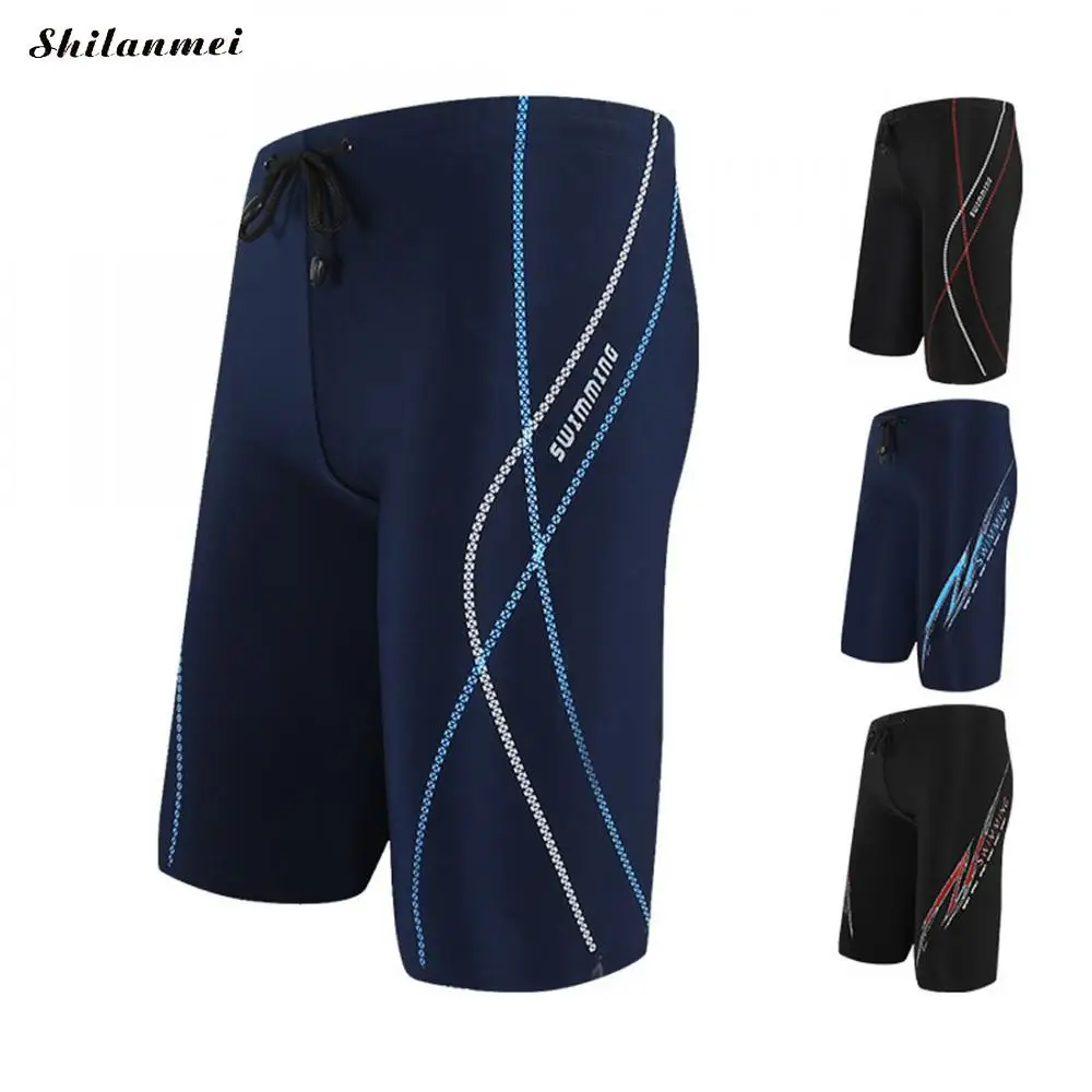 2018 репеллента Для мужчин с длинным Racing Плавание ming Мужские Шорты для купания