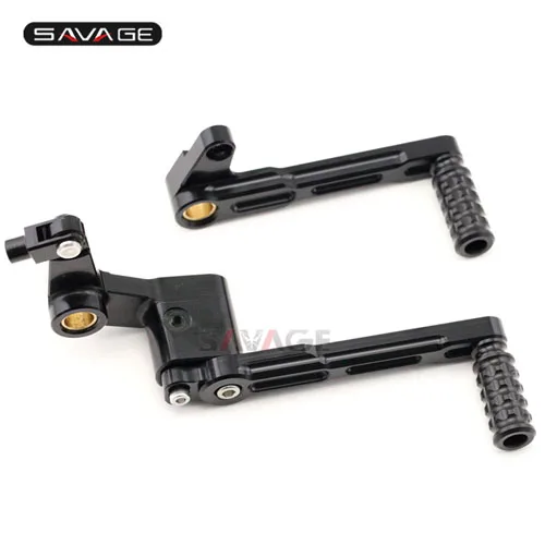 One Set Рычаг переключения передач и педаль тормоза для DUCATI Monster 696 796 1100/S аксессуары для мотоциклов CNC Регулируемая Педаль Переключения Передач - Цвет: One Set