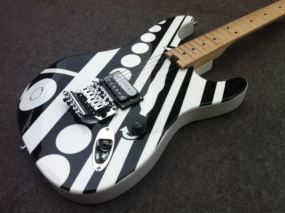 1978 EVH круги и увидеть я латер 'электрогитара с Coli Tap on Tone knos(push/pull) для звукоснимателей моста
