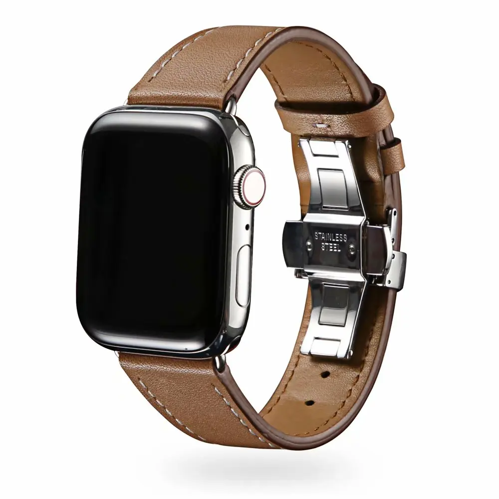 Новейшая модель; кожаный ремешок для наручных часов iWatch, ремешок для наручных часов Apple Watch, версии 5 4/3/2/1 38 мм 40 мм 42 44 мм наручные Braceletseries 5