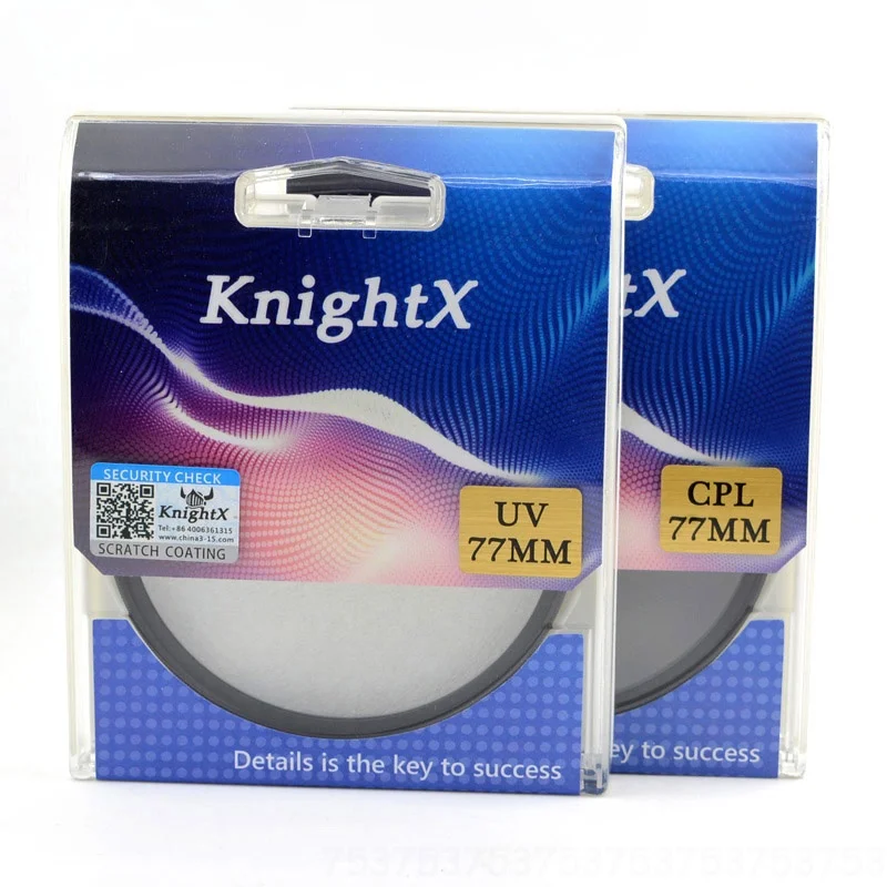 UV CPL KnightX UV CPL ND2-ND1000 поляризатор 52 мм 55 мм 58 мм 67 мм 77 мм фильтр объектива камеры для canon eos sony nikon аксессуары для фото 1300d - Цвет: UV CPL