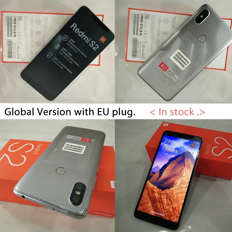 Глобальная версия Xiaomi Redmi S2 3 ГБ 32 Восьмиядерный процессор Snapdragon 625 мобильный