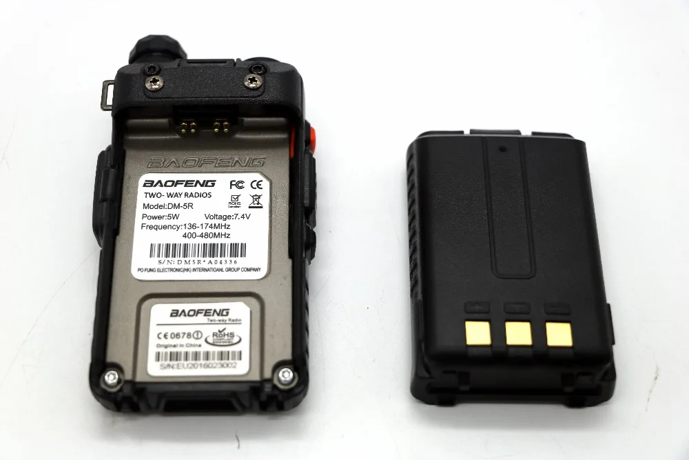 2 шт. Baofeng DM 5R DMR портативный Радио УКВ двухдиапазонный цифровой Anolog двойной режим
