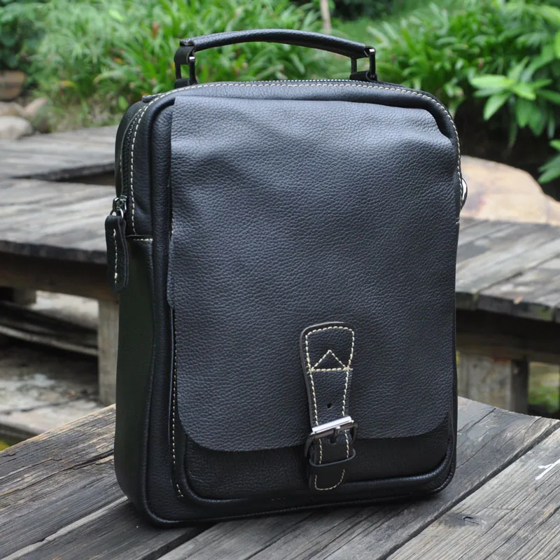 YISHEN модные ретро мужские сумки на плечо из натуральной яловой кожи повседневные