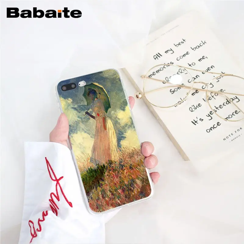 A4 Babaite Клода Мона сад лотоса мост шаблон мягкий чехол для телефона из ТПУ для iPhone 6S 6plus 7 7plus 8 8plus X Xs MAX 5 5S XR 10 - Цвет: A4