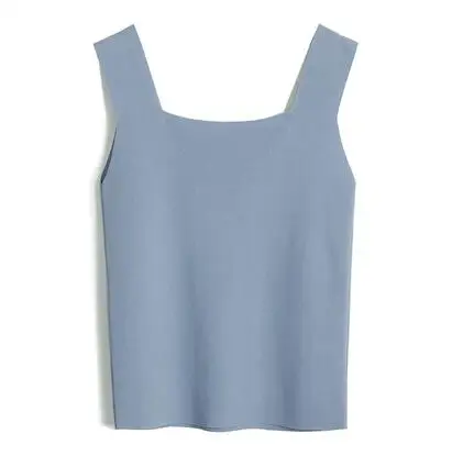 Жилет с широкими лямками зеленая вязаная куртка без рукавов женский жилет