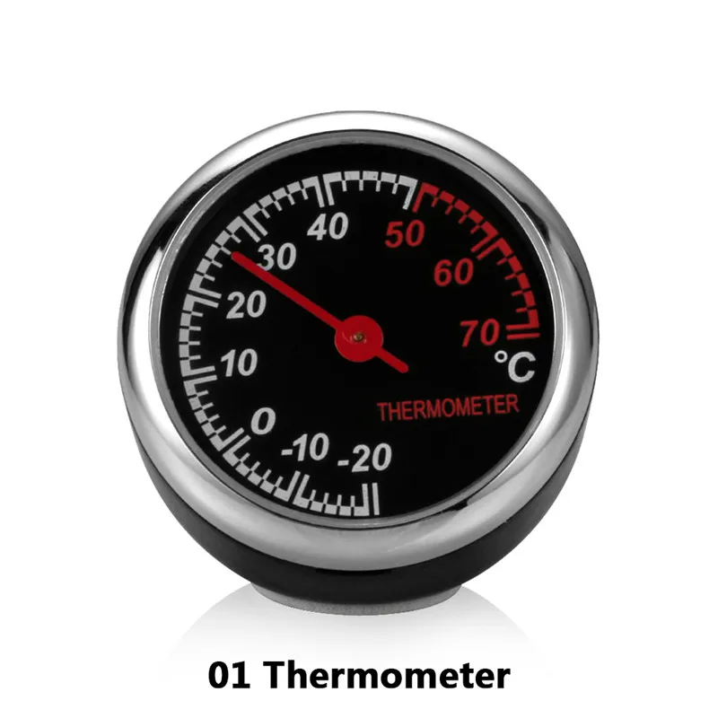 Thermomter Автомобильный цифровой автомобильный термометр гигрометр прочный легкий вес часы в автомобиль электронные часы автомобильные аксессуары#290812 - Цвет: Thermomter