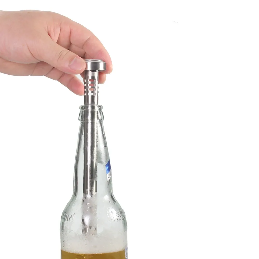 Beer Chill Sticks-18/8 охладители вина из нержавеющей стали-охладители пива и напитков, набор из 2