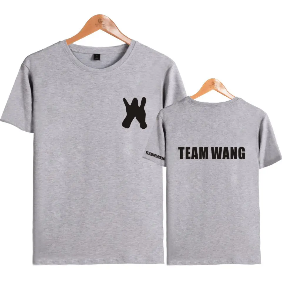 GOT7 Kpop Jackson TEAM WANG футболки с принтом в стиле хип хоп мужские и женские повседневная