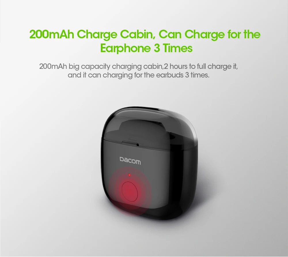 DACOM TWS K6P настоящие наушники, мини ушные вкладыши, беспроводные Bluetooth наушники, гарнитура с микрофоном для телефона