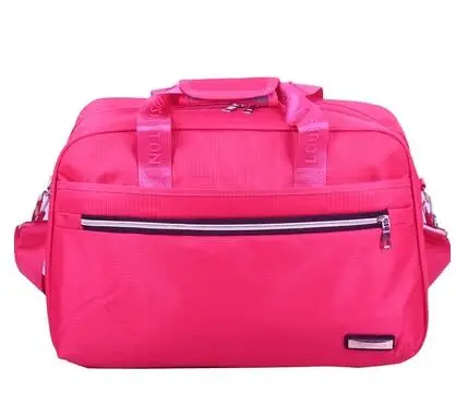 rose red Женские дорожные сумки Сумки Оксфорд большой емкости Упаковка Кубики багаж девушка выходные сумки T717 - Цвет: rose red