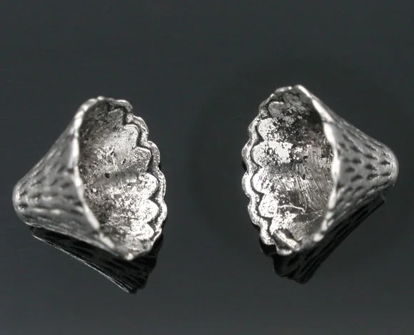 DoreenBeads 50 Silver Color Cone Caps Findings Fit 12mm-22mm Beads (B05553) yiwu | Украшения и аксессуары