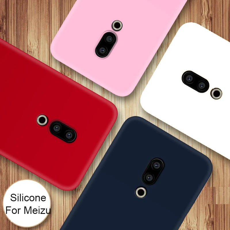 Однотонный оригинальный Официальный чехол для Meizu 16th 15 plus pro 7 M8 Note M5 M6 M5s Mx6 S6 M6t x8 16x