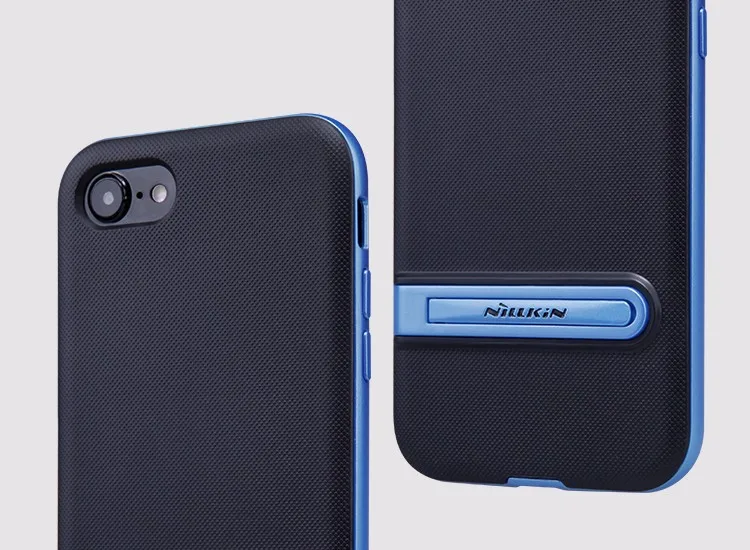Nillkin для iPhone 7/7 Plus Чехол чехол-накладка из поликарбоната и термополиуретана 2 в 1 дизайн Гибридный чехол для телефона для iPhone7 плюс Чехол на заднюю панель телефона с подставкой держатель