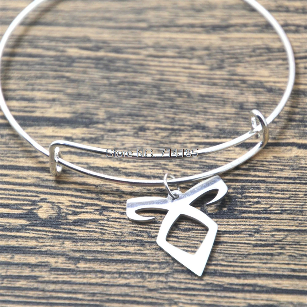 bracelets 12 шт./лот охотники теней вдохновили ангельские силы рунические ожерелья браслеты брелок Закладка - Окраска металла: bracelets