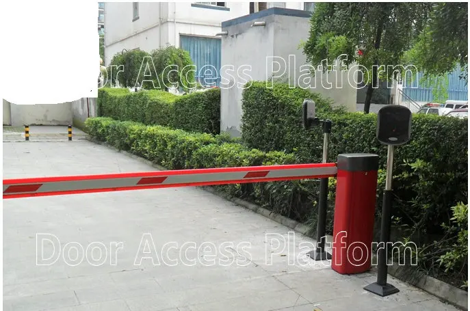 Автомобильный барьер для парковки светодиодная лампа на 2 ворота с картой 9