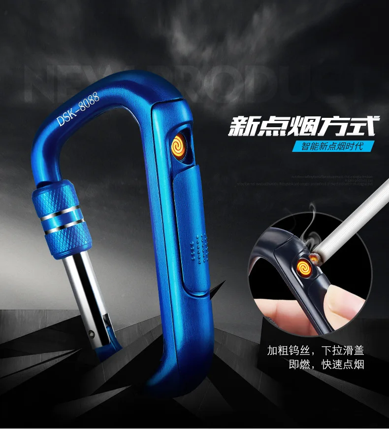 Безопасная Пряжка электронная USB Зажигалка портативная металлическая сигаретная плазма Зажигалка сменная Вольфрамовая ветрозащитная сигарная дуговая зажигалка