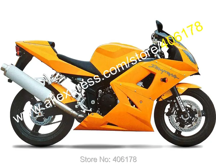 Для Triumph Daytona Обтекатели 600 650 03 04 05 Daytona650 Daytona600 2003 2004 2005 Все желтые мотоциклетные