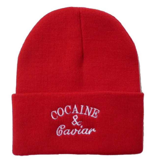 Унисекс зимняя мода Cocain& Caviar Beanie хип-хоп шапка трикотажные Повседневные шапки Gorro для мужчин и женщин хлопок Gorras Sport